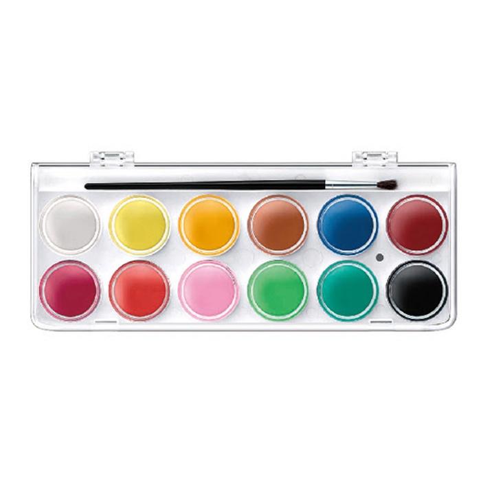 雄獅SIMBALION WCC-8 粉餅水彩8色 / WCC-12粉餅水彩12色 /WCC-16粉餅水彩16色-細節圖2