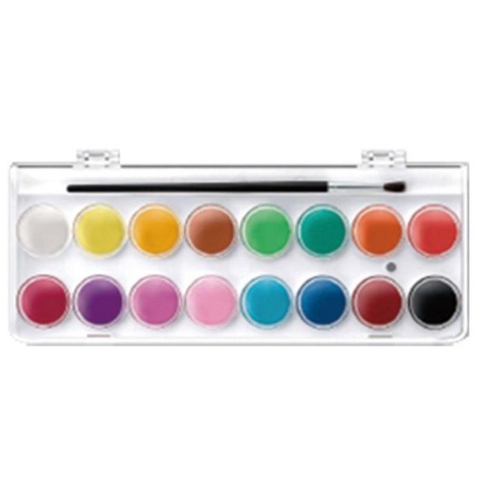 雄獅SIMBALION WCC-8 粉餅水彩8色 / WCC-12粉餅水彩12色 /WCC-16粉餅水彩16色-細節圖3