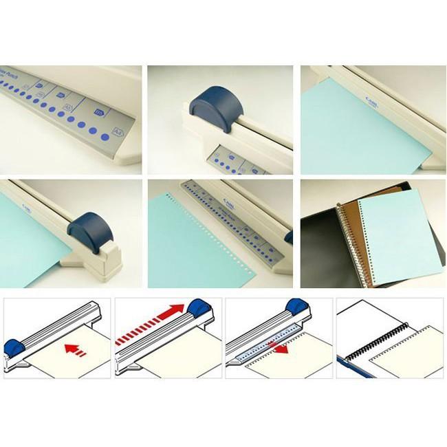 日本CARL SP-30N 多孔式打孔機 A4 30孔 B5 26孔 打孔機 滑軌式30孔-細節圖2