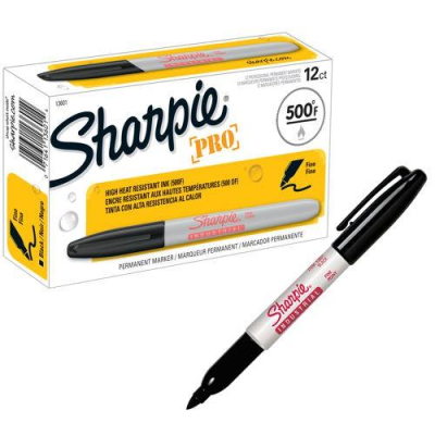 美國 SHARPIE 13601 黑色 Industrial Fine萬用筆 工業用 麥克筆 粗字 1mm