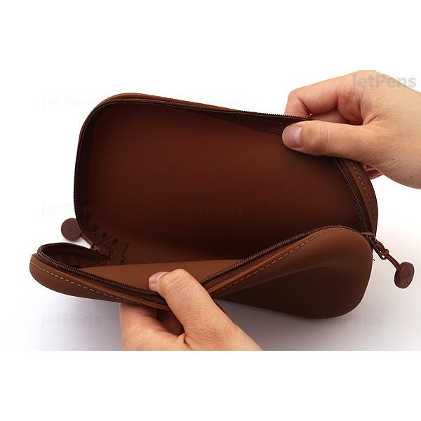 日本 LIHIT LAB. A-7716 動物造型多功能筆袋 / 化妝包 / 手機包 / 拉鍊收納包 (大)-細節圖3