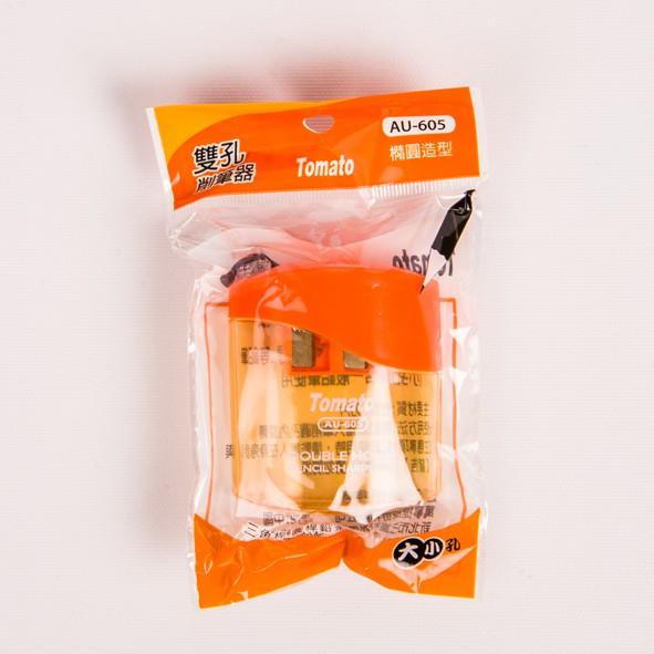 萬事捷 Tomato  AU-605 橢圓雙孔削筆器 削鉛筆器 削鉛筆機-細節圖3