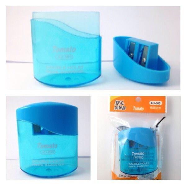 萬事捷 Tomato  AU-605 橢圓雙孔削筆器 削鉛筆器 削鉛筆機-細節圖4