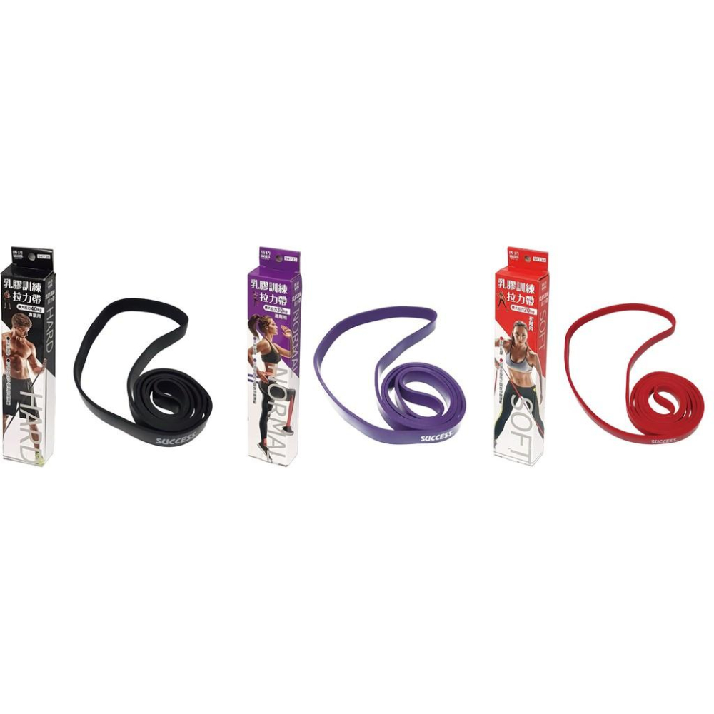 成功 S4732 初階用 / S4733 進階用 / S4734 專業用 乳膠訓練拉力帶 彈力帶 健身重訓帶-細節圖4