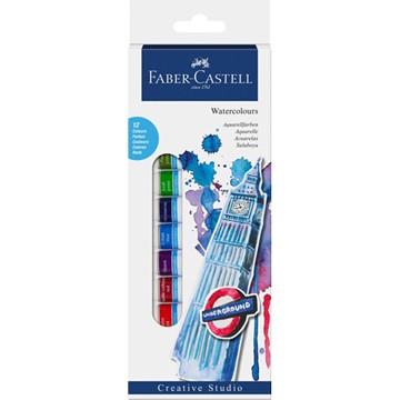 德國輝柏 Faber-Castell 169503 創意工坊水彩顏料12色 5ml