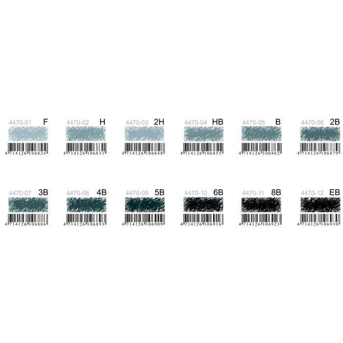 萬事捷 MONA 80506-12 素描鉛筆組 素描筆組 (鐵盒裝) 12入-細節圖3