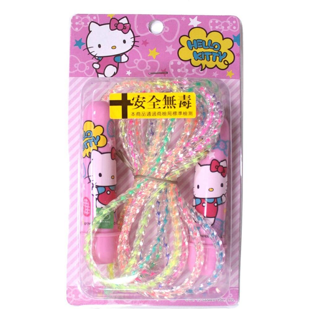 成功 A401 Hello Kitty 凱蒂貓 炫彩跳繩 [台灣製] 安全無毒 長度可調-細節圖2