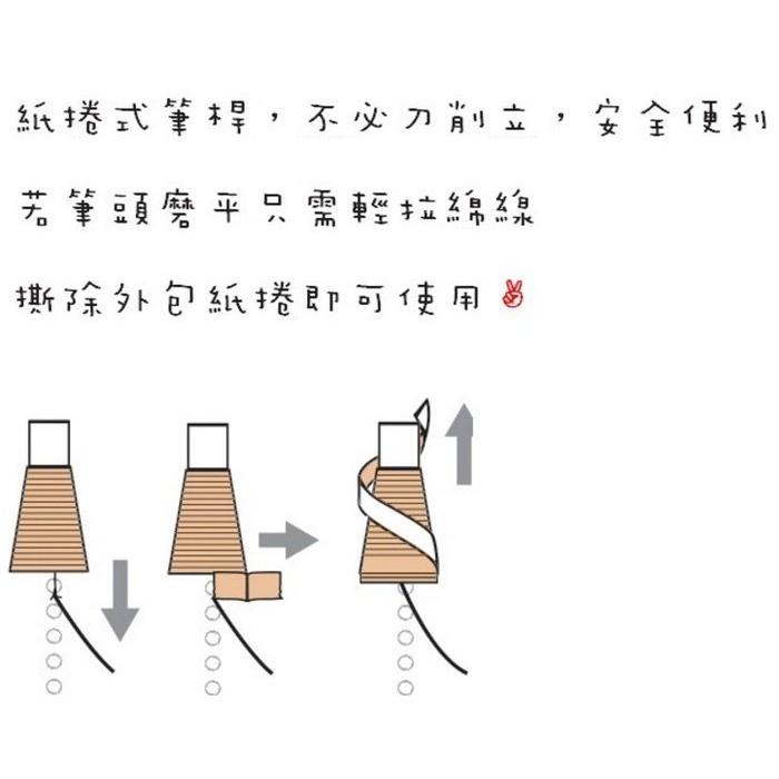 利百代LIBERTY 7600 紙捲油蠟筆-細節圖2