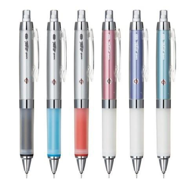 三菱 uni-ball M5-858GG α-gel 阿發360度自動旋轉 自動鉛筆 防疲勞自動鉛筆 果凍筆