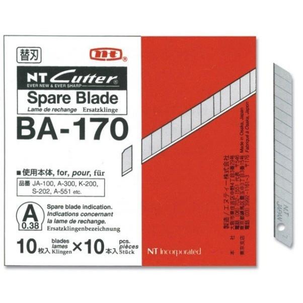 日本 NT CUTTER FA-120P 馬卡龍色 事務用美工刀 小型美工刀 / BA-170 替換刀片 45度專業刀片-細節圖2