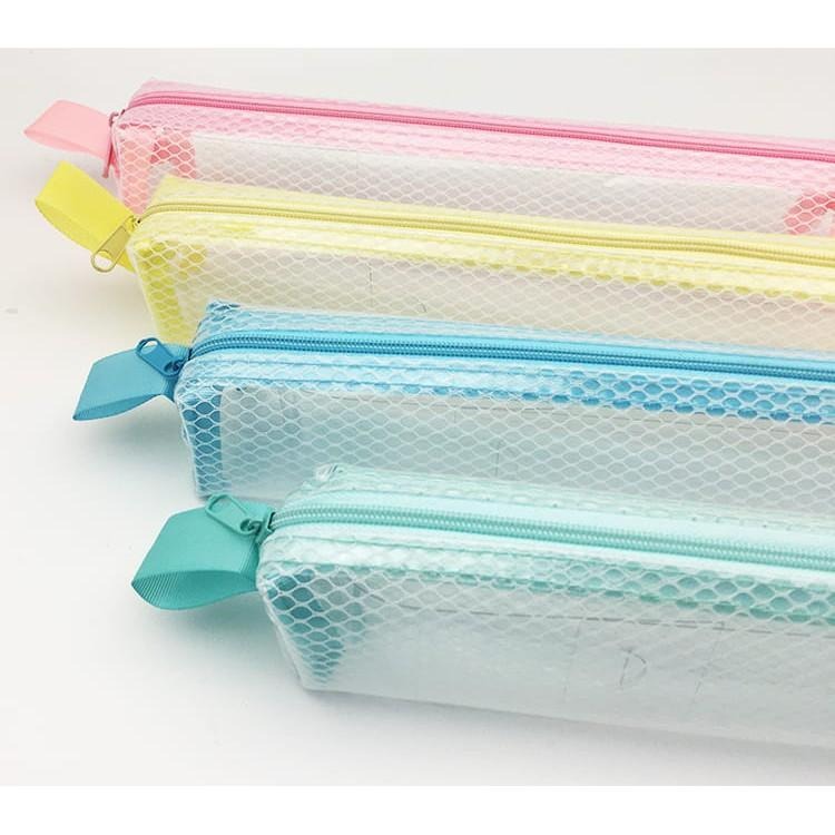 COX 三燕 TAB-01 環保網格餐具收納袋 餐具收納袋 餐具袋 環保材質 可水洗 網格筆袋-細節圖2