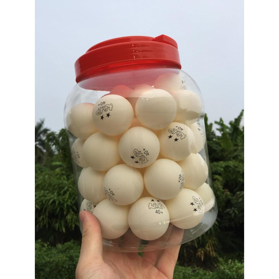 光華 40mm 二星練習球 A級 桌球 48入 罐裝 [橘色/白色可選]-細節圖2