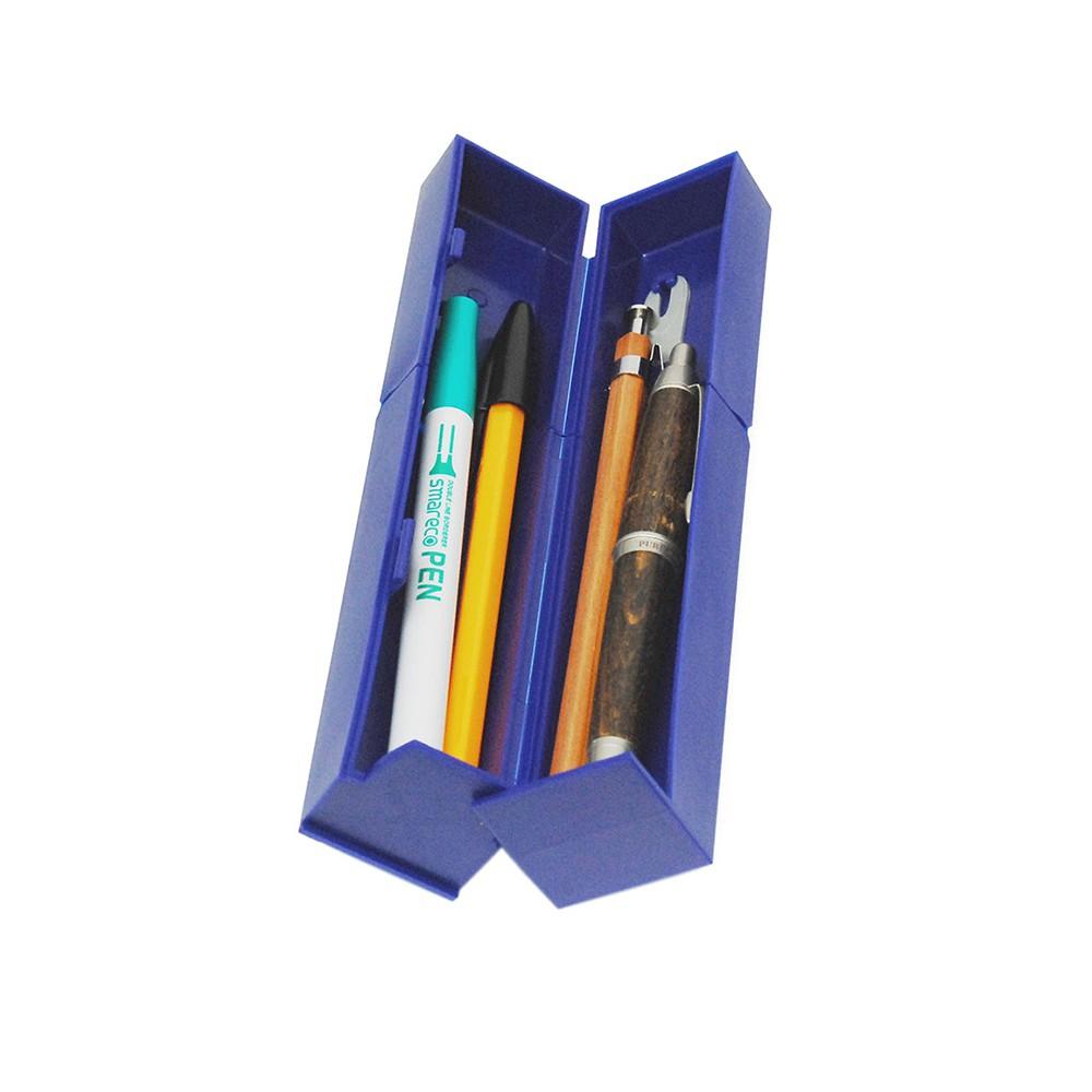 日本 NAKABAYASHI PCN-DP01-DB 可站立鉛筆盒 藍色S 榮獲2015年日本優良設計大獎-細節圖3