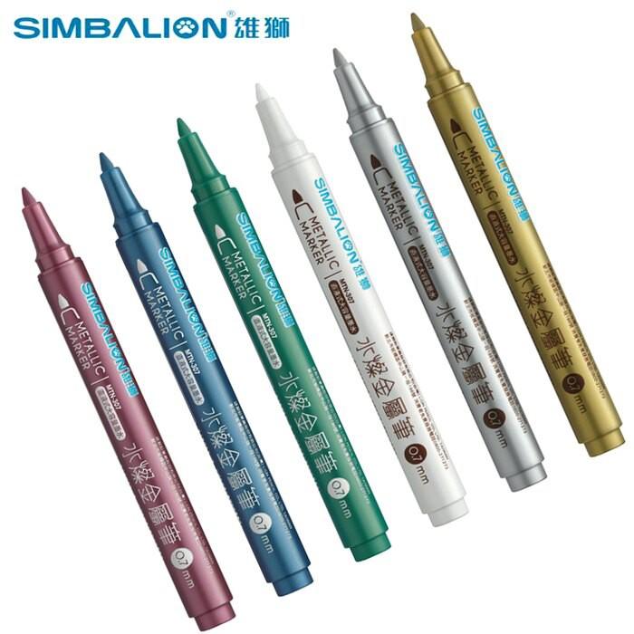 雄獅 SIMBALION MTN-307/6 水燦金屬筆 6色組 0.7mm-細節圖2