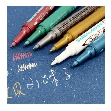 雄獅 SIMBALION MTN-307/6 水燦金屬筆 6色組 0.7mm-細節圖3