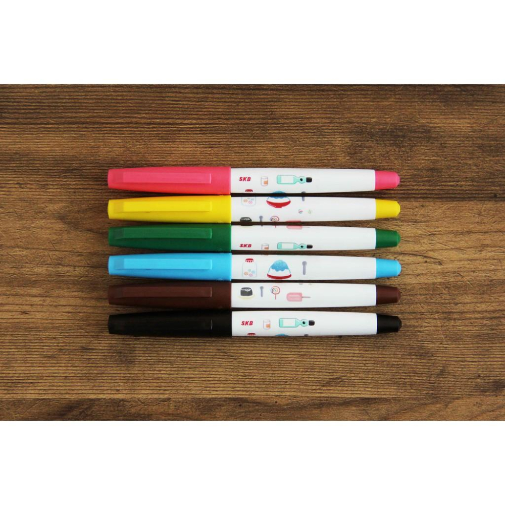 SKB文明鋼筆 M-10C 秘書簽字筆 台味經典(6色組)-細節圖3