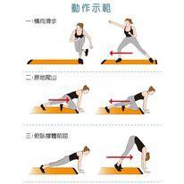 SUCCESS成功牌 S5237 核心訓練滑步墊 鍛鍊腿部肌群 訓練平衡感 訓練身體協調 室內運動-細節圖2