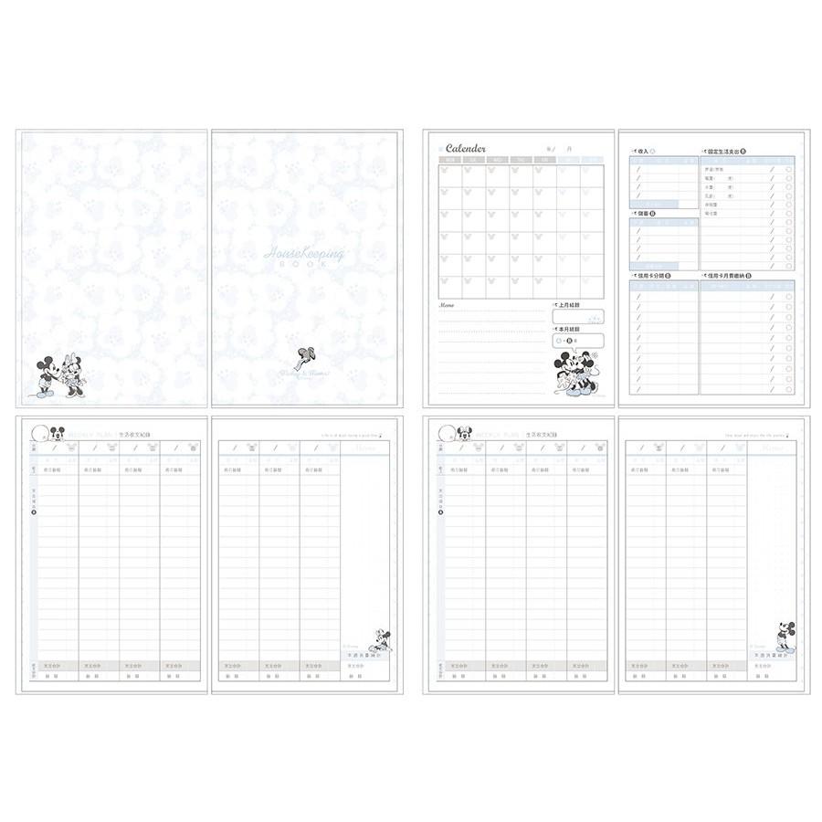 力韋 LW-A2100 迪士尼家計簿 收支本 理財本 理財規劃 小資族 記帳本 月計畫 米奇-細節圖3