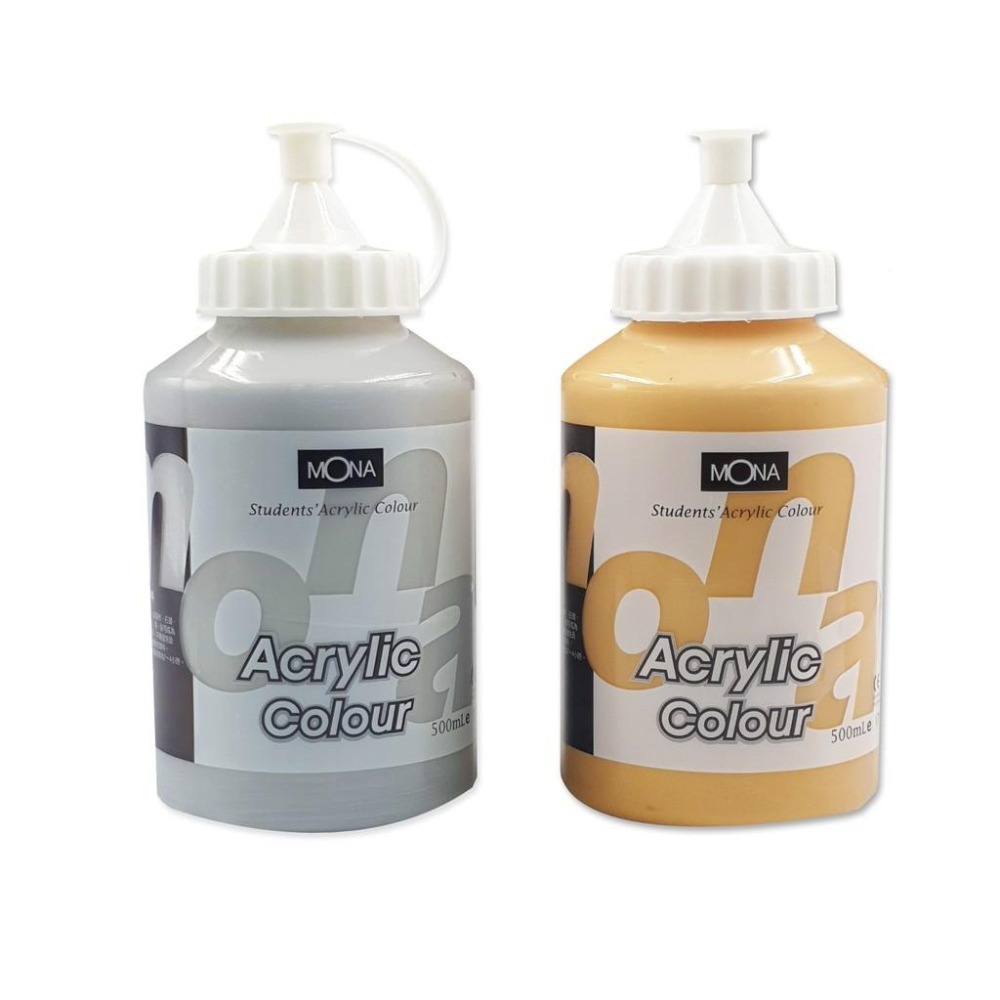 萬事捷 MONA 蒙納 Acrylic colour 壓克力顏料 500ml  廣告 水彩 顏料-細節圖2