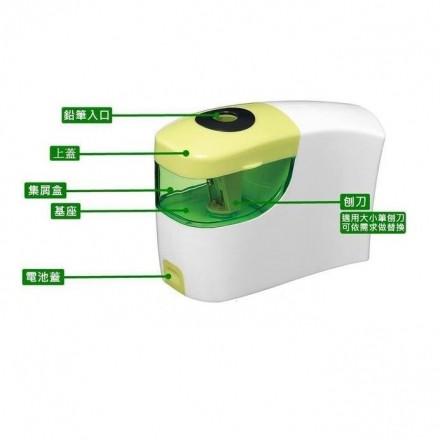 SDI 手牌 0174P 2WAY Xchanger 電動手動兩用削鉛筆機 經典型削鉛筆機 (圓形三角大三角學齡鉛筆適用-細節圖2
