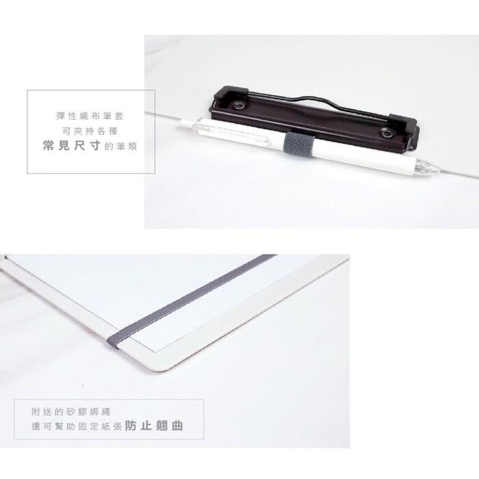 力大牌 ABEL 66236 A4 隨行折疊板夾 可放置醫師袍口袋 醫護人員可用 摺疊後變A5 隨身板夾 文件夾 資料夾-細節圖3