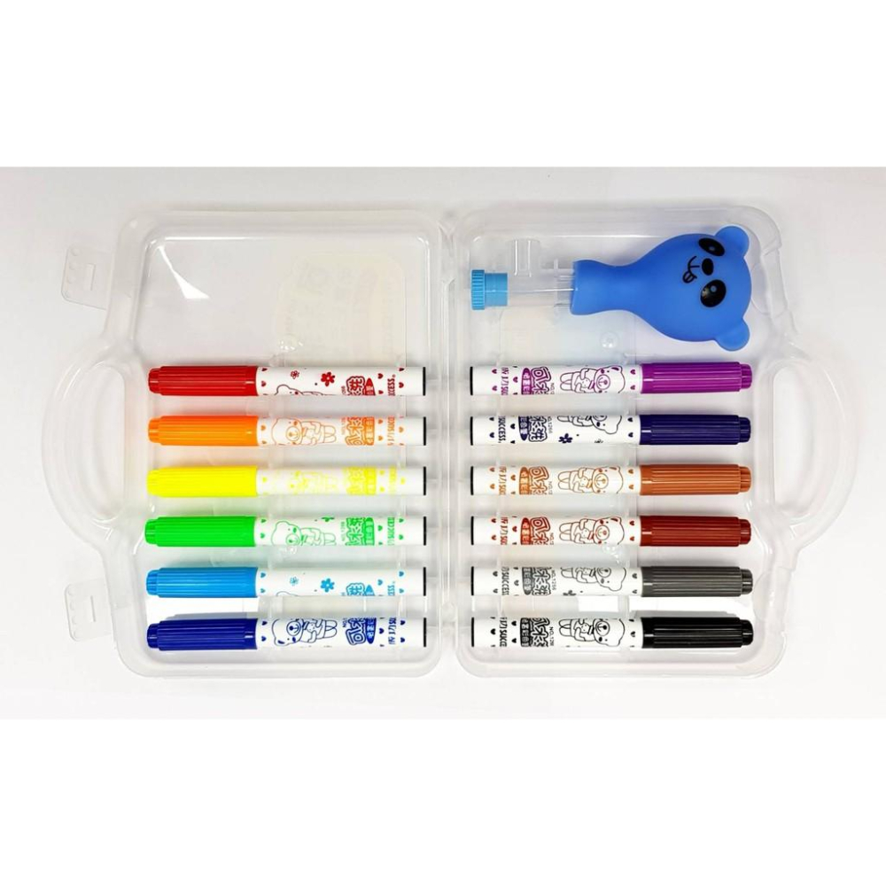 成功 SUCCESS 1266 可水洗噴畫彩色筆 無毒環保彩色筆 親子DIY噴畫 通過ST玩具檢測-細節圖2