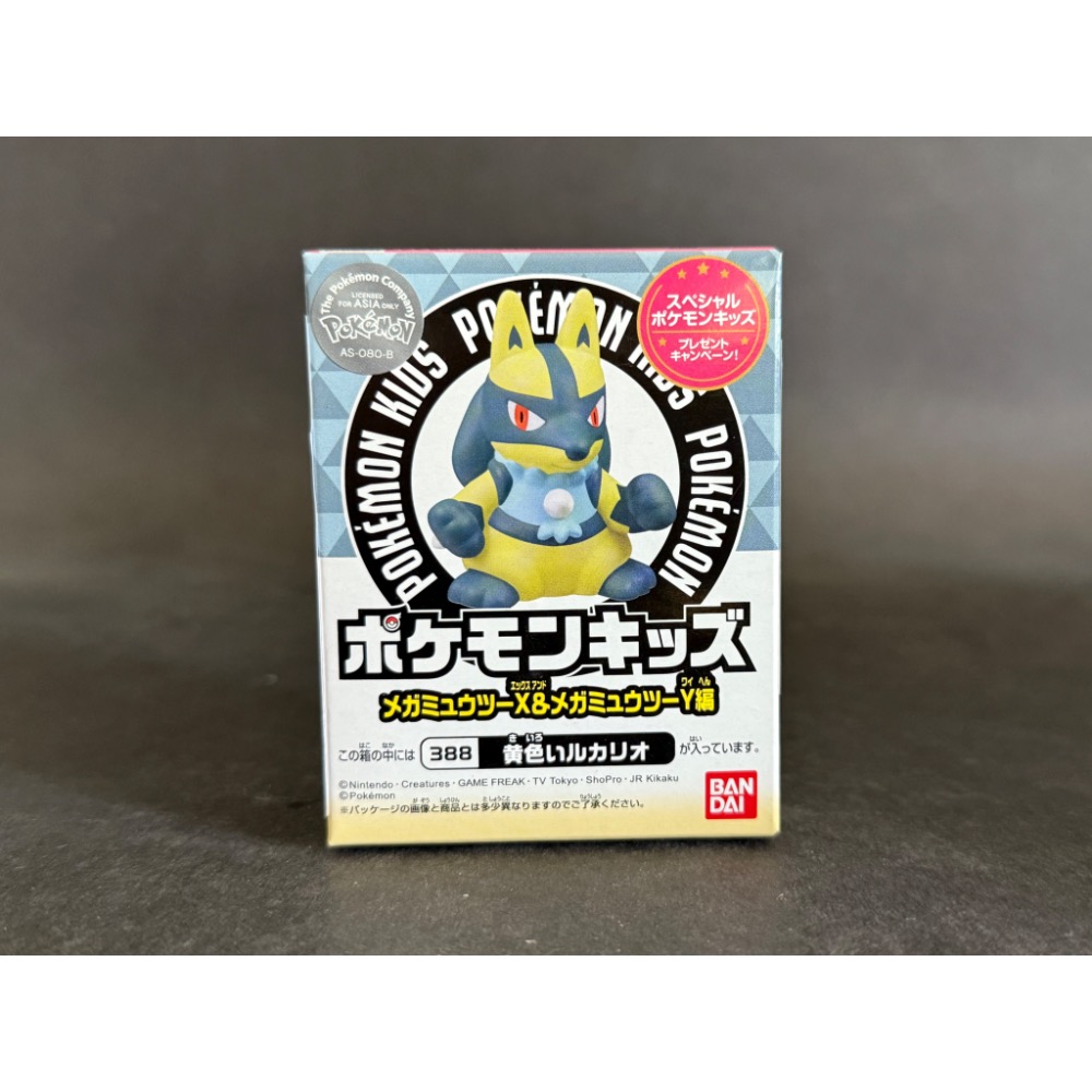 萬代 寶可夢 KIDS 異色 色違 閃光 路卡利歐 指偶公仔 盒玩 食玩 非 利歐路 scale world 扭蛋 吊卡-細節圖2