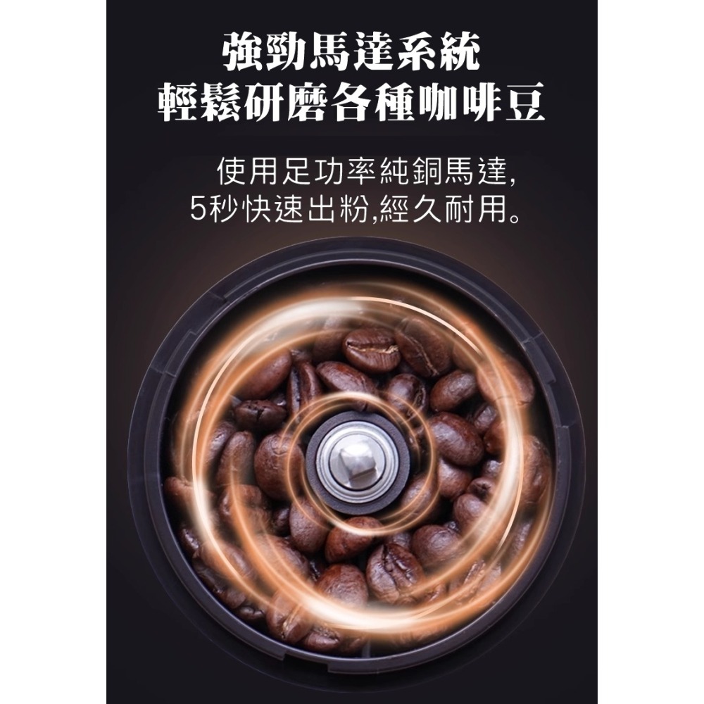 日本 NICOH【送~毛刷、清潔球】USB充電 電動磨豆機 不鏽鋼錐刀磨豆機 磨粉機 磨豆機 咖啡研磨機 NCG-128-細節圖7