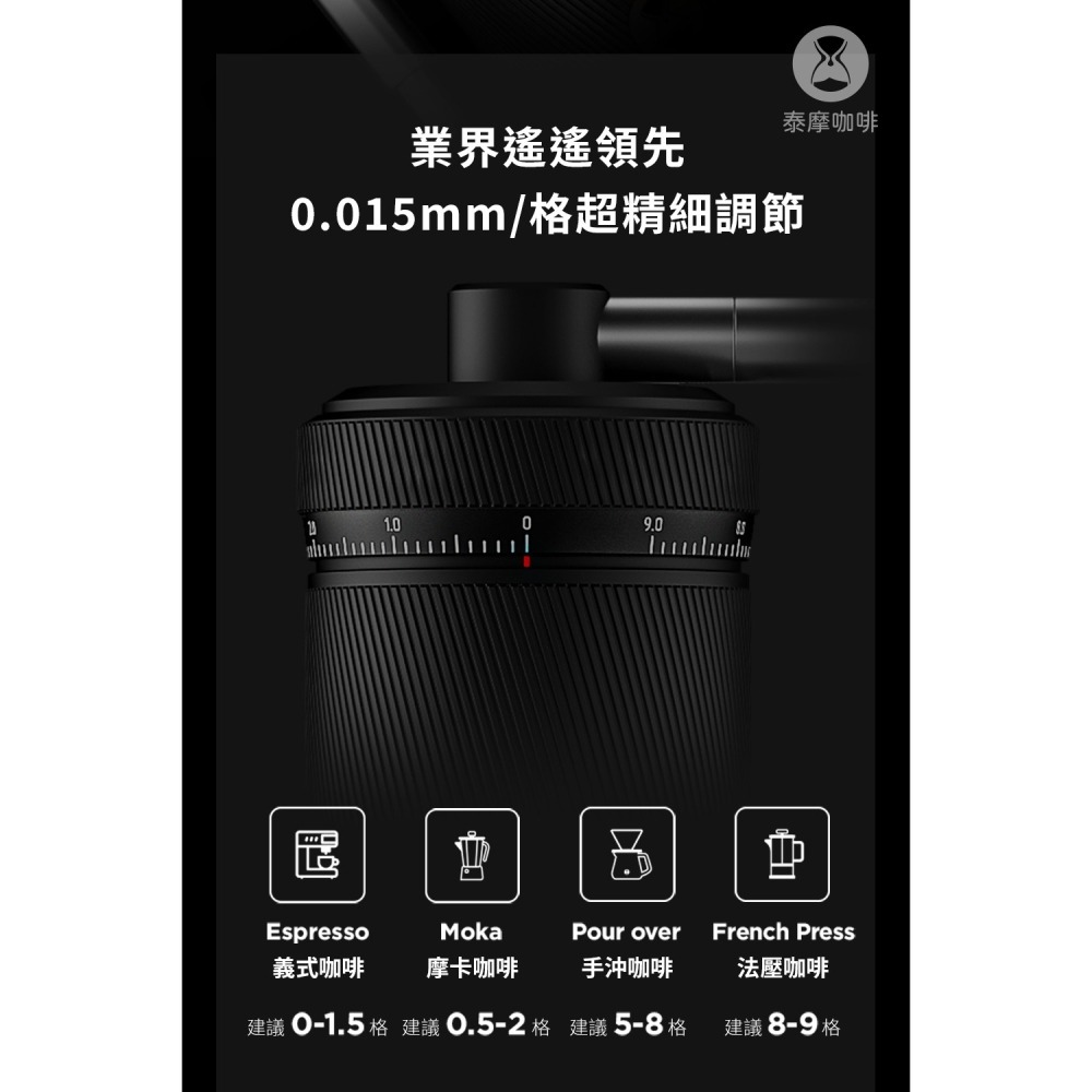 台灣公司貨 Timemore 泰摩 栗子 S3 黑色 外調手搖磨豆機 手動咖啡磨豆機 高精度外調刻度-細節圖9