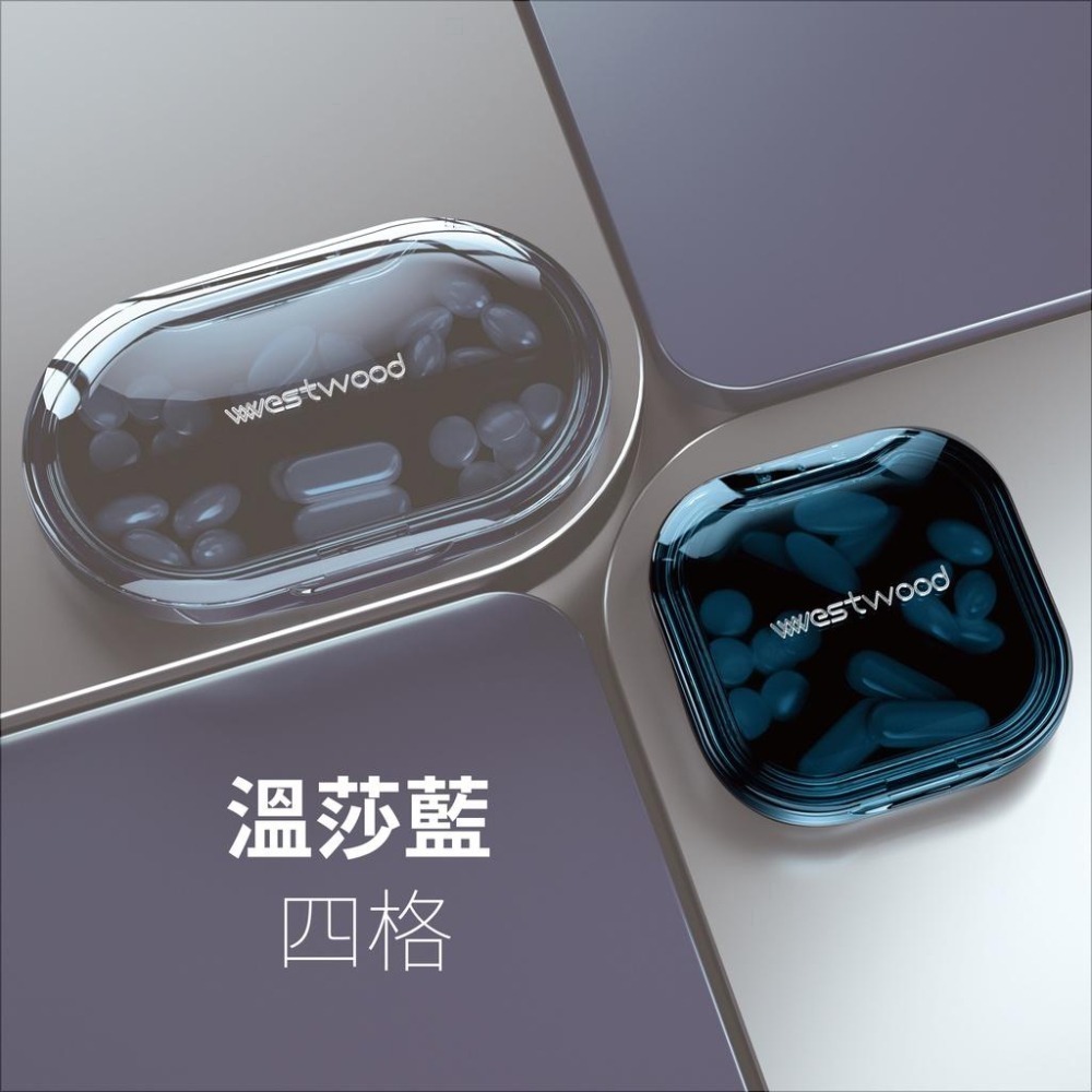 Tritan無毒迷你維他命盒／藥盒【0%BPA】-細節圖7