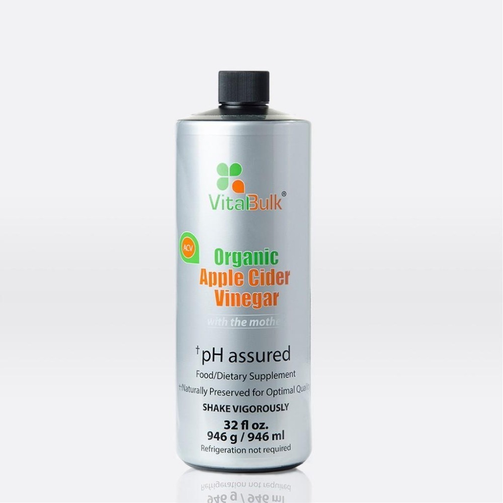 美國原裝進口 VitalBulk 有機蘋果醋 946毫升 幫助消化 無糖-細節圖2