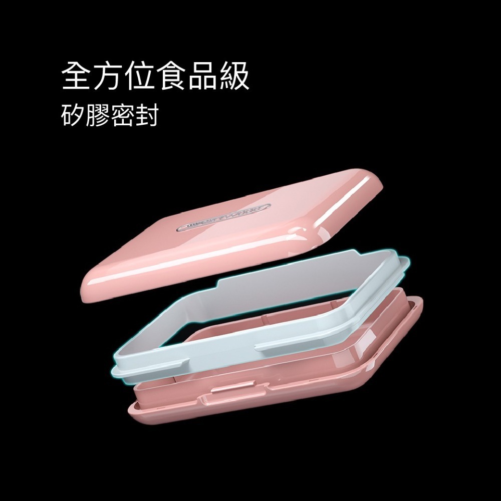 食品級ABS 無毒方形維他命盒六格／藥盒-細節圖4