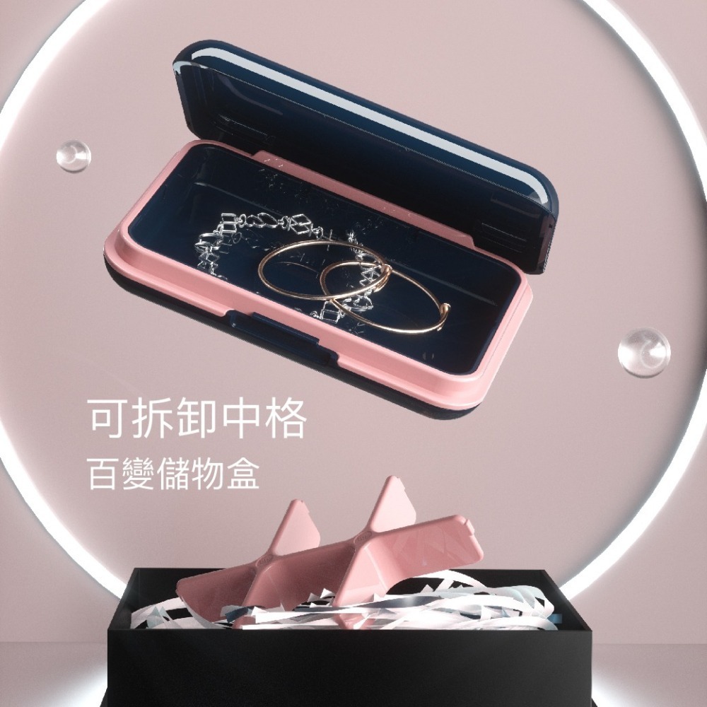 食品級ABS 無毒方形維他命盒六格／藥盒-細節圖5