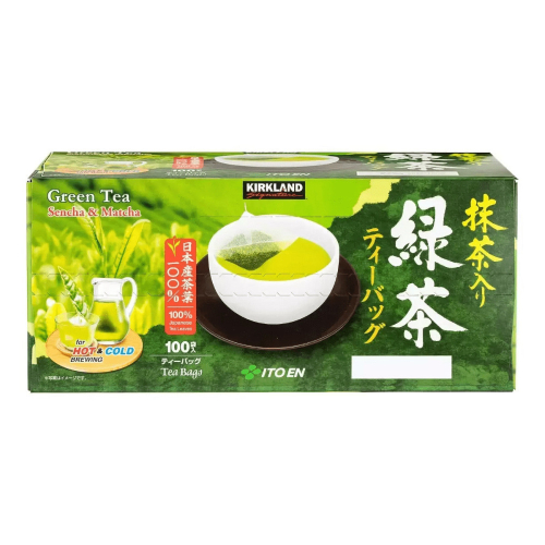 四組 ❘ 免運 科克蘭 日本綠茶包 1.5公克X100入#1169345【杰洋好市多代購】