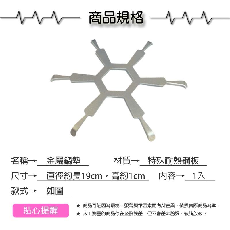 優得金屬鍋墊【緣屋百貨】天天出貨 隔熱墊 鍋墊 六角隔熱墊 雪花隔熱墊 餐墊 鐵架 餐桌墊 耐熱墊 防燙墊 防燙-細節圖4
