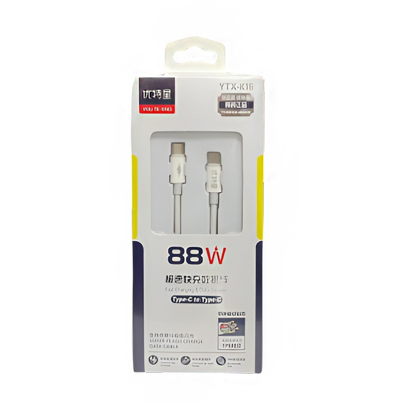 90cm充電線6A【緣屋百貨】天天出貨 Micro USB 充電線 1米快充線 適用 iphone type-C 充電線-細節圖6