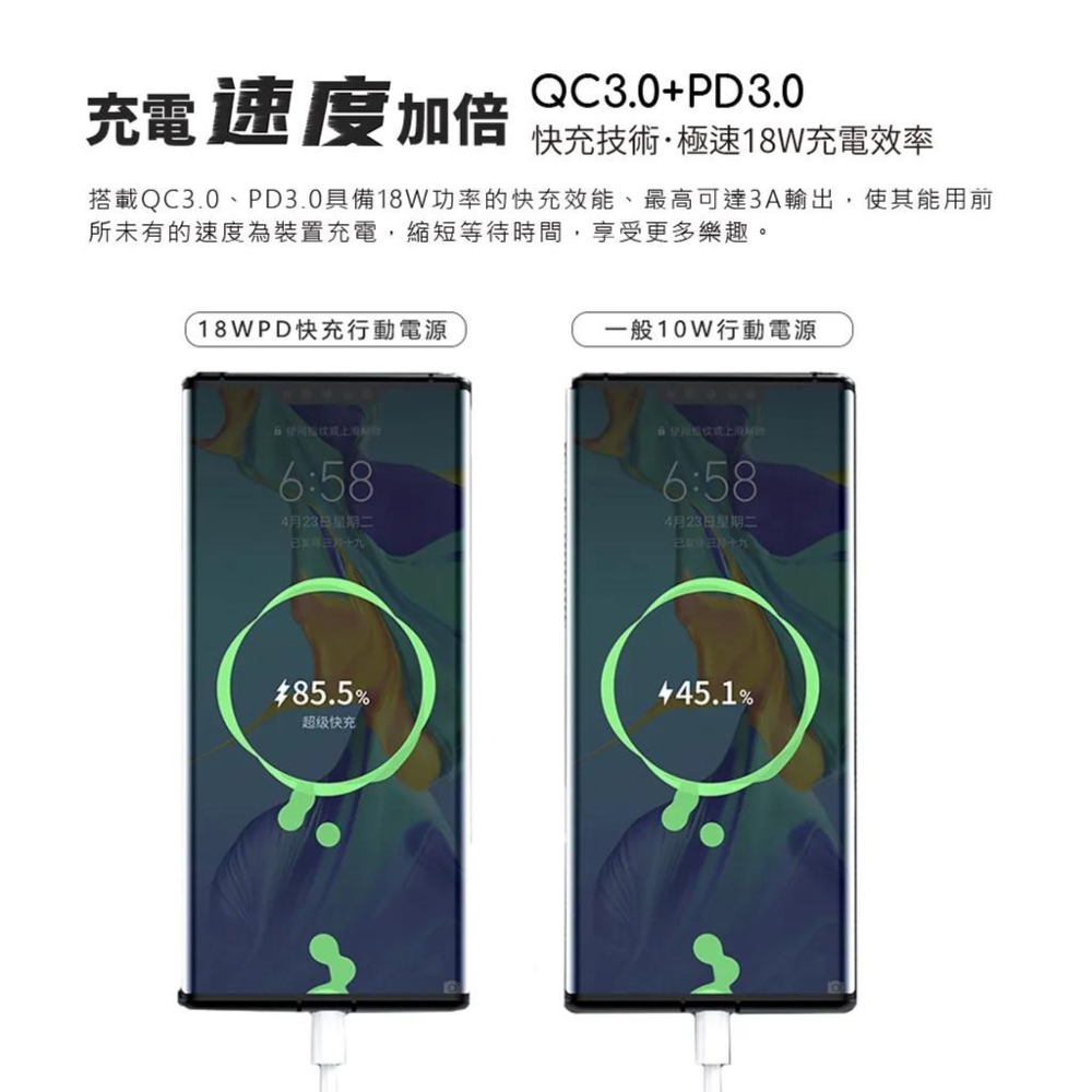 18W行動電源手機支架10000mah【緣屋百貨】天天出貨 台灣製PB05手機支架 手機架 追劇神器 懶人架手機架行動充-細節圖4