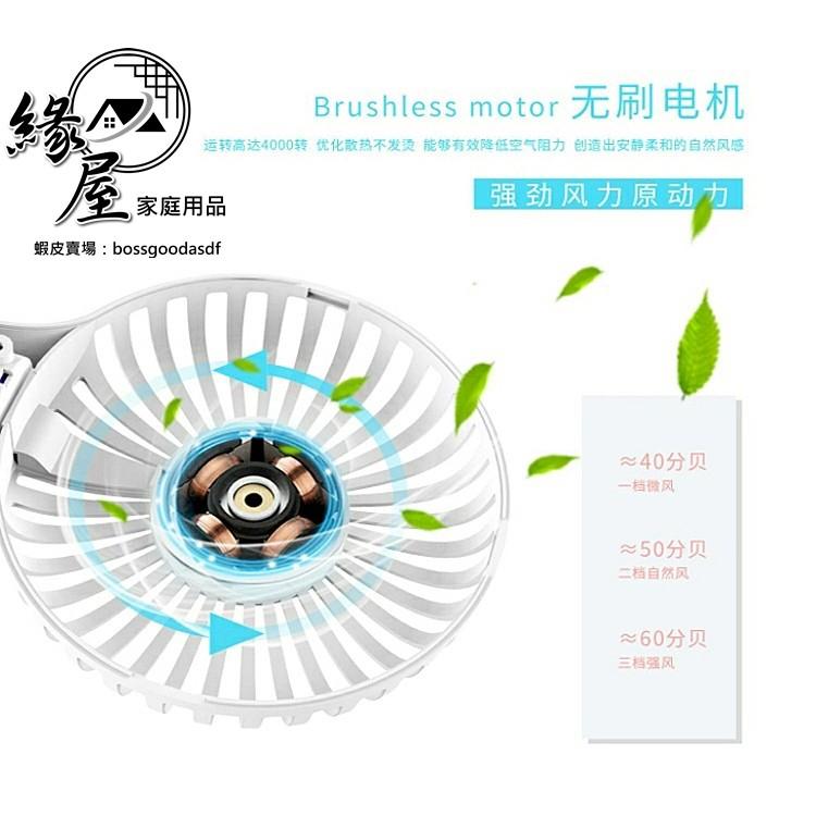 歌林迷你風扇【緣屋百貨】天天出貨 可站立 辦公桌扇 USB充電風扇 小電扇 手風扇 三段風速 收納式站架 隨身電風扇-細節圖5