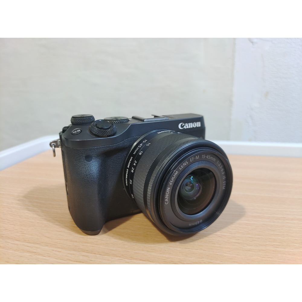 canon eos m6搭配15-45鏡頭，canon m6一代單眼相機-細節圖2