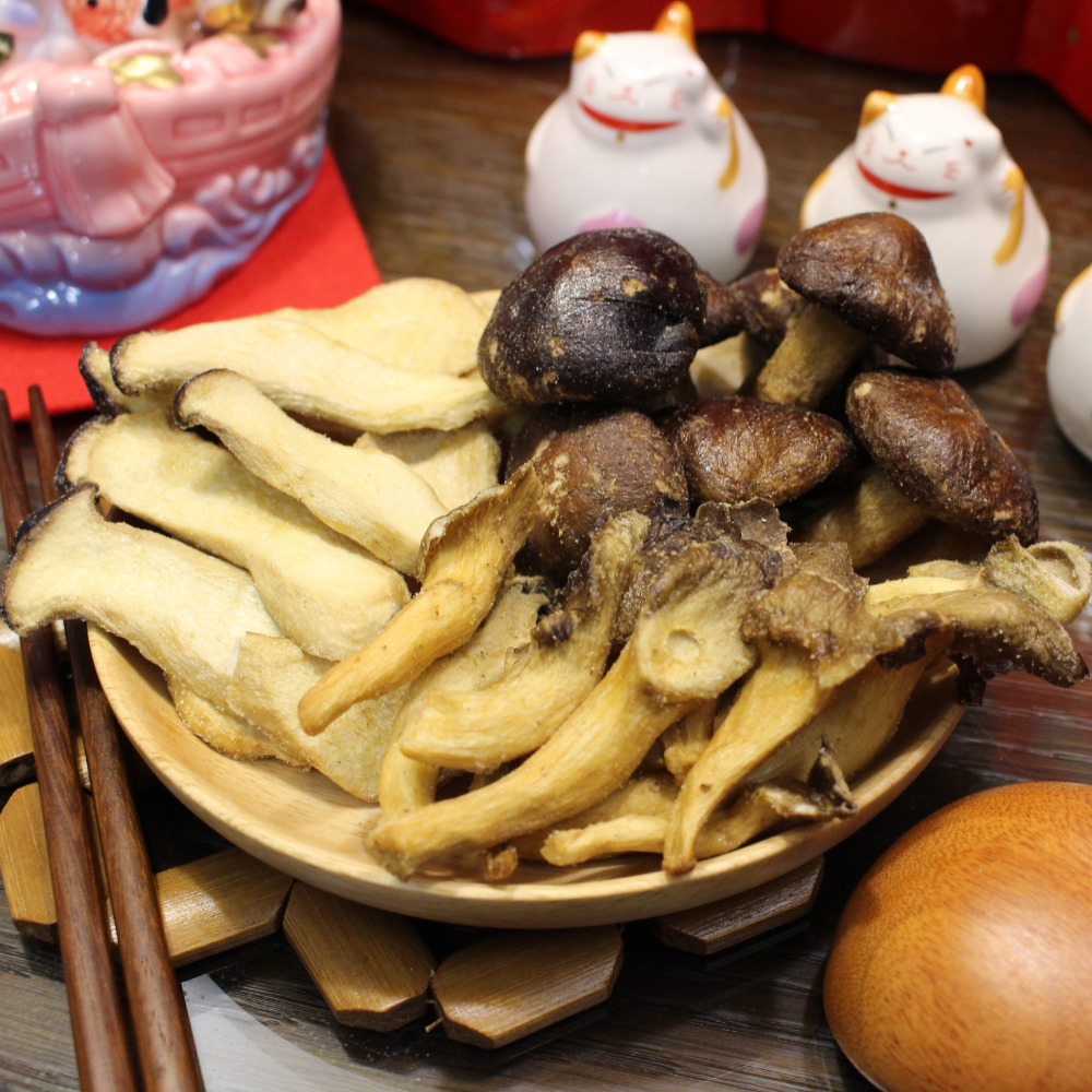 🔥綜合香菇脆片100g，賣場最便宜，附SGS食品檢驗報告，採用台灣新社香菇，酥脆口感，少油低脂，新鮮健康，快速到貨🔥-細節圖3