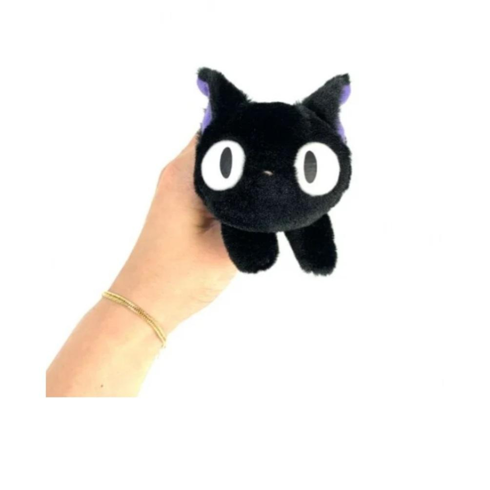 日本 正版 宮崎駿 吉卜力 魔女宅急便 黑貓 吉吉 娃娃 趴姿 玩偶 布偶 聖誕節 萬聖節 交換禮物-細節圖6