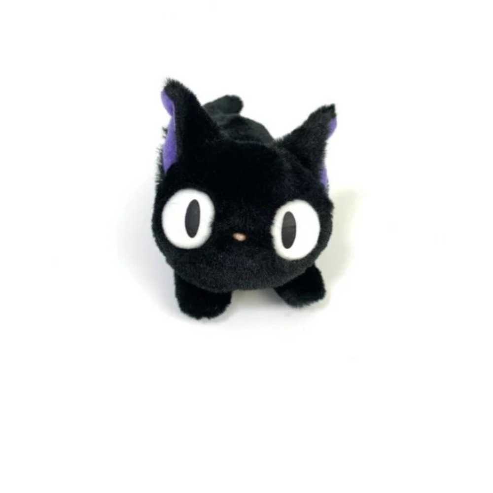 日本 正版 宮崎駿 吉卜力 魔女宅急便 黑貓 吉吉 娃娃 趴姿 玩偶 布偶 聖誕節 萬聖節 交換禮物-細節圖7