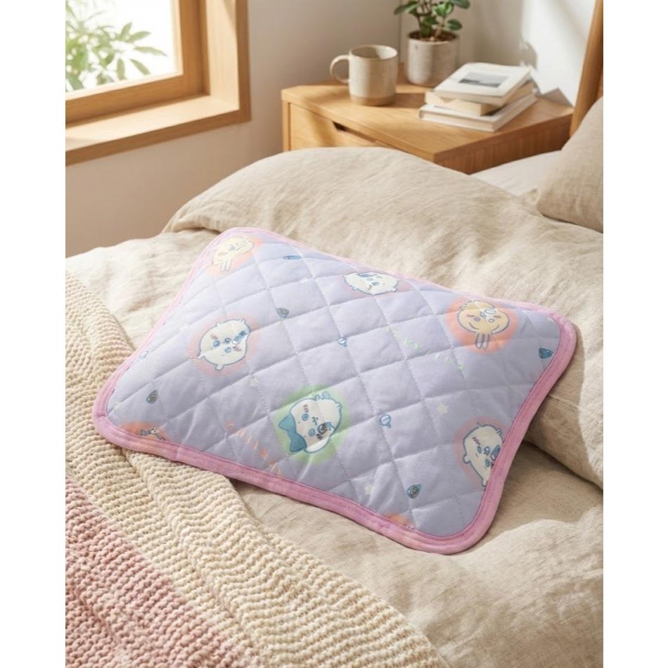 日本 正版 吉伊卡哇 三麗鷗 親膚 涼感 枕頭套 枕頭巾 枕套 枕巾 烏薩奇 小八 吉伊 交換禮物-細節圖6