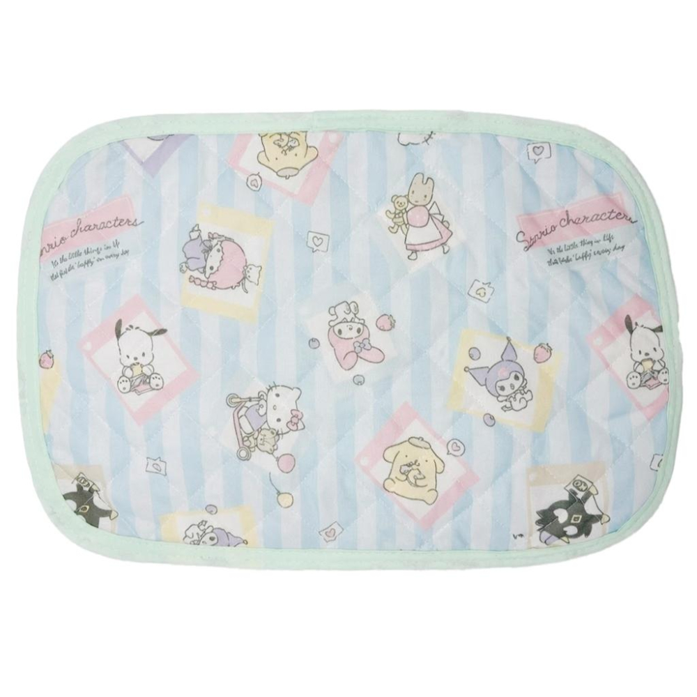 日本 正版 吉伊卡哇 三麗鷗 親膚 涼感 枕頭套 枕頭巾 枕套 枕巾 烏薩奇 小八 吉伊 交換禮物-細節圖9