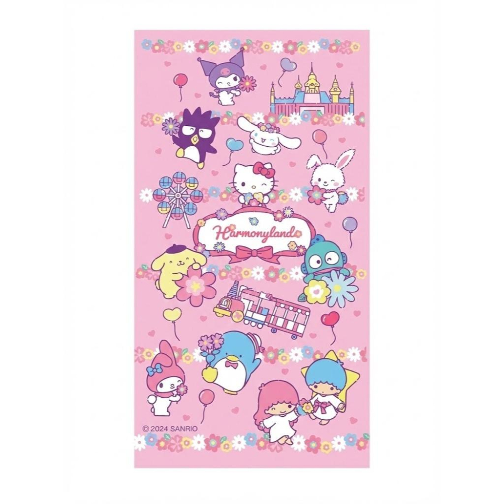 日本 境內限定 三麗鷗  浴巾 毛巾 大浴巾 聖誕節禮物 交換禮物 純棉浴巾 凱蒂貓 酷洛米 大耳狗 布丁狗-細節圖2