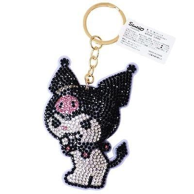 *出清中* 日本 正版 三麗鷗 水鑽 吊飾 鑰匙圈 娃娃 酷洛米 凱蒂貓 大耳狗 雙星仙子 酷企鵝 布丁狗 帕恰狗-細節圖2