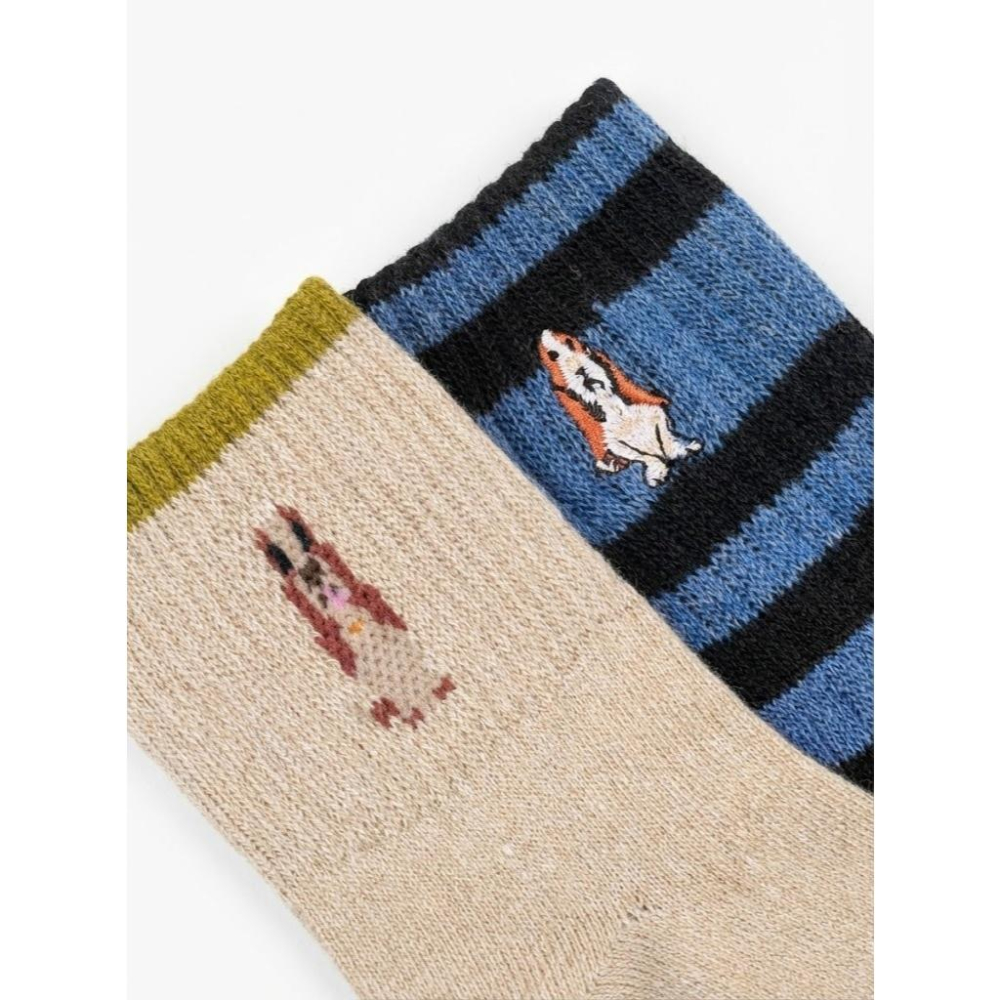 美國 HushPuppies 襪子 中筒襪 長襪 長筒襪 女襪 男襪 交換禮物 生日禮物 送禮 狗狗-細節圖4