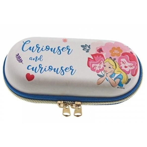 迪士尼 Disney Enesco 迪士尼公主 愛麗絲 夢遊仙境 眼鏡盒 眼鏡收納盒 眼鏡 收納盒-細節圖2