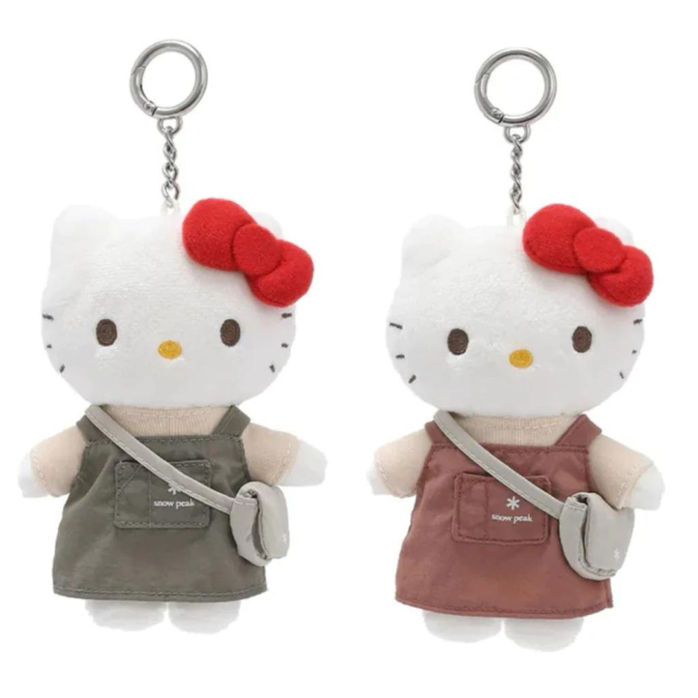 韓國 snow peak x Hello Kitty 聯名 凱蒂貓 吊飾 娃娃 玩偶 送禮 交換禮物 聖誕禮物-細節圖2