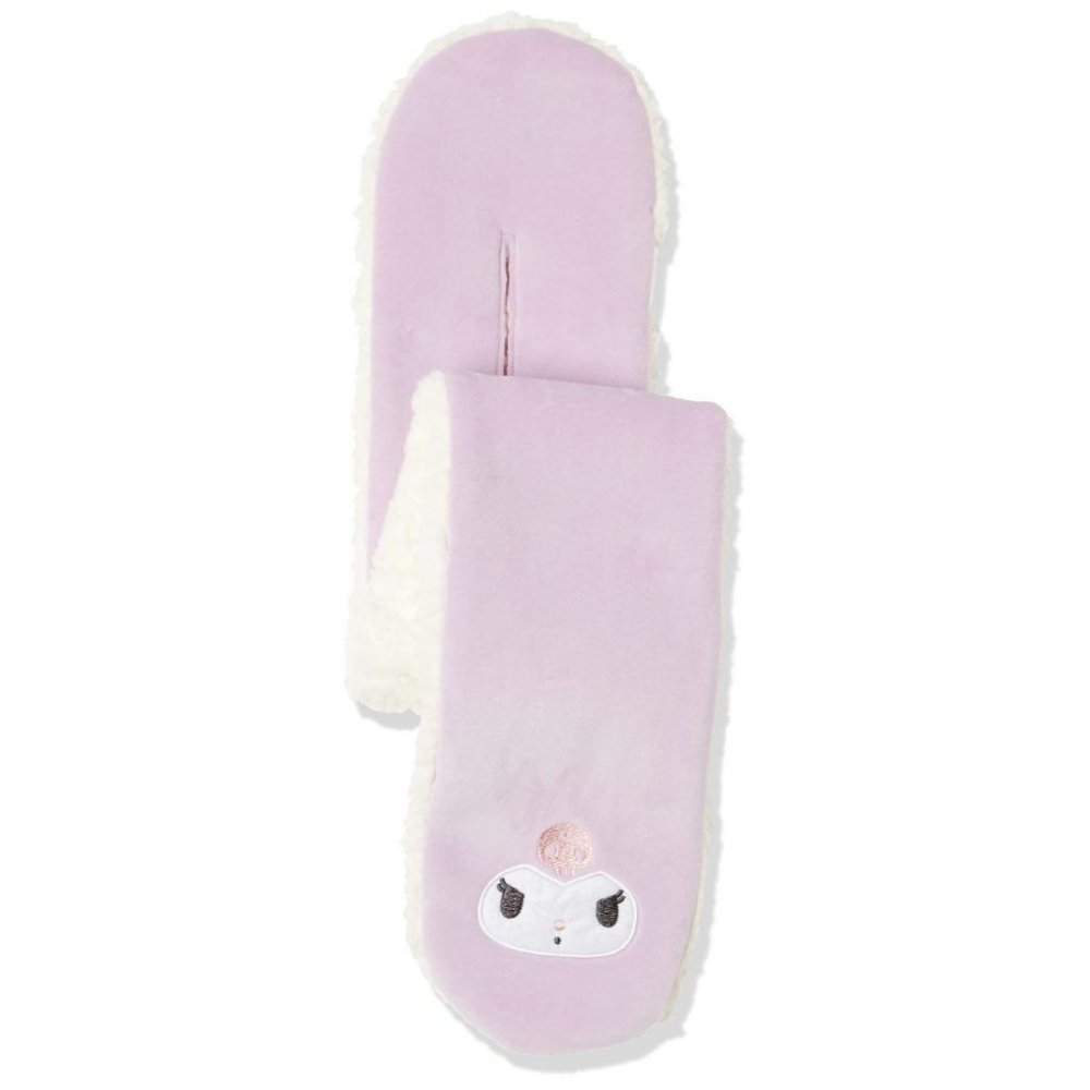 日本 兒童 絨毛 保暖 圍巾 圍脖 吉伊卡哇 小八 酷洛米 皮卡丘 凱蒂貓 角落生物 鐵道王國 生日禮物-細節圖3